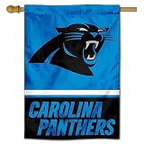 WinCraft Carolina Panthers Two Sided House Flag