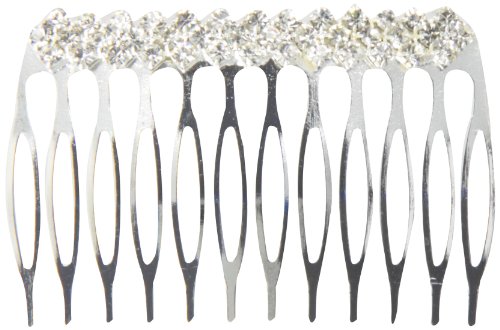 Caravan Diamond Shaped Design Swarovski Crystal Stones Comb
