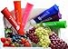 Rednolia Popsicle Molds and Ice Pop Maker with Attached Lids - Bonus Ice Pop Mold Recipes Included - Multi-Color. [Set of 6]