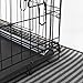 Bone Dry Striped Pet Cage Mat, X-Large - 25 x 39, Gray