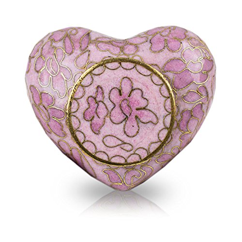 image for OneWorld Memorials Essence Bronze Heart Memorial Keepsake Urns - Extra