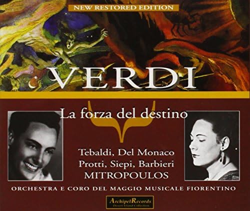 LA FORZA DEL DESTINO 洋楽 4枚組 レコード Renata Tebaldi / Mario del Monaco, Giuseppe Verdi - Verdi: La