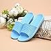 Jiyaru Unisex Anti-Slip Home Shoes Bath Slipper Indoor Slipper Blue 41 US8
