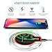 [2019 Upgraded] Zkai Fast Wireless Charger, Qi Fast-Charging Wireless Charger Pad Compatible Phone XS MAX/XS/XR Note 8 S8/S8 Plus/S7/S7 Edge/S6 and All Qi-Enabled Phones - MN14