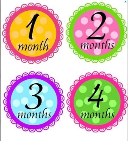 Amazon Com Monthly Stickers Monthly Baby Girl Stickers Pristina Amazon Com Monthly Stickers Monthly Baby Girl Stickers Pristina