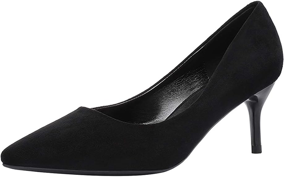 black patent court shoes mid heel