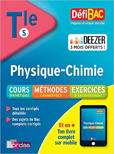 Defibac Cours Methodes Exos Physique Chimie Terminale S 6 Amazon Fr Lienhard Paul Mingalon Anne Livres