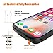 NEWDERY iPhone X Battery Case, iPhone X 6000mAh Slim Rechargeable Charging Case with Sync Through, Portable Extended Protective Car Charger Case for iPhone X/10(5.8”) [ Lightning Charging Port ]