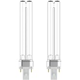 9 Watt UV Replacement Bulb Compatible with Tetra GreenFree UV Clarifier | UVC-9 Pond UV Light 9W UV Light Bulb Replacement for Pond Filter JUP-01 UVE9 CF400 CF500 UVCP-9 Aquarium Filter (2 Pack)