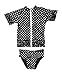 SwimZip Little Girl Sassy Surfer Rash Guard Swimsuit Set