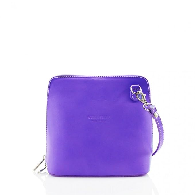 LeahWard® VERA PELLE ITALY GENUINE Leder Kreuzkörper Schulter KleinTasche