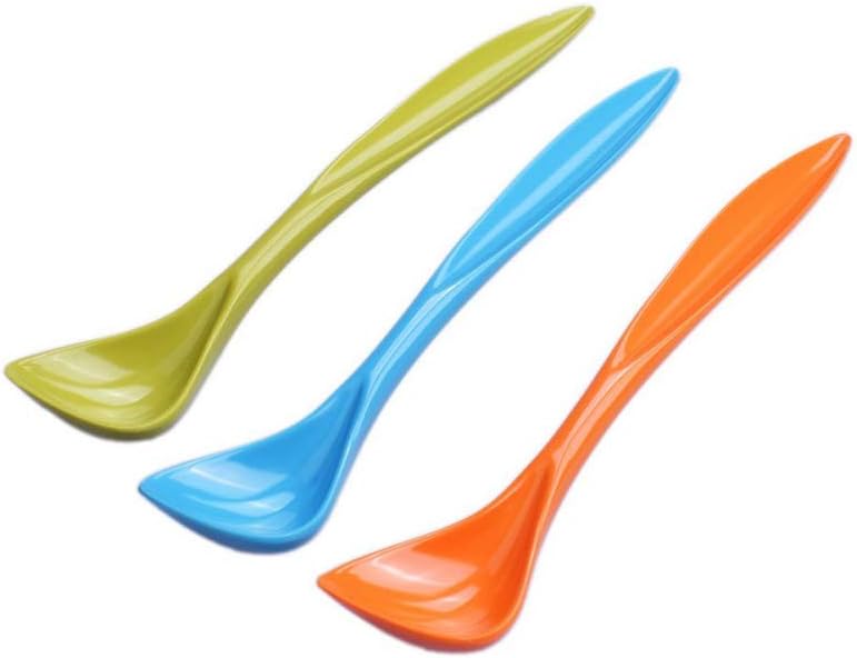 PetBonus 3-Pack Pet Food Can Spoon, Long Handle Special Curved Design for Dog Cat Can Spoon