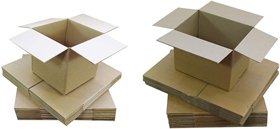 Triplast 152 x 152 x 152mm Small Single Wall 6x6x6" &229 x 152 x 152mm Small Single Wall 9x6x6" Shipping Mailing Postal Gift Cuboid Cardboard Boxes (Pack of 10)