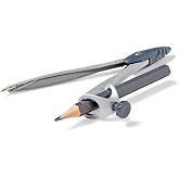 hand2mind Student Math Geometry Compass, Silver, Set of 10 | Precision Tool for Geometry and Drafting, Precision Tool for Geometry, Math Compass Classroom