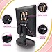 Perfect Life Ideas Small Mirror with Lights - 10.7 inches Dimmable Led Touch Screen Makeup Mirror as Portable Natural Daylight Lighted Makeup Mirror Battery Operated