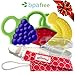 BEST TEETHING TOYS FOR BABY - Set of 3 BPA-free Silicone Soft...