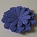 ROPALIA 3D DIY 12pcs Flowers Sticker Decor Mirror Wall Stickers Home Decoration