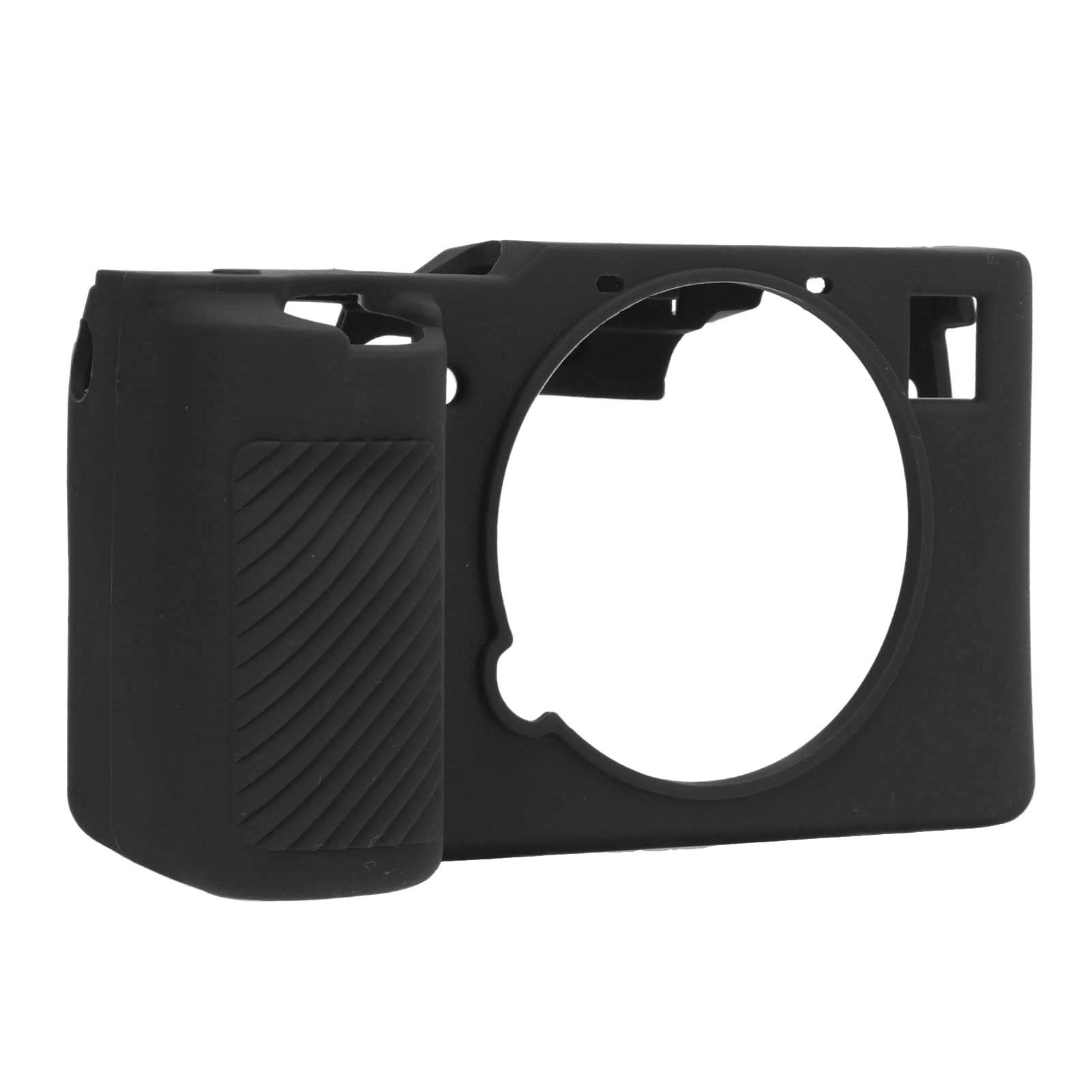 Zunate Camera Case for A7C, Soft Silicone Protective Cover, Black