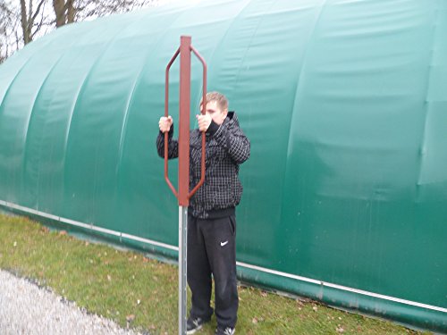 AQUAGART Z-Profil Zaunpfostenramme I Pfahlramme für Wildzaun Forstzaun Weidezaun I Einschlaghilfe Pfosten I Handramme für… – Bild 3