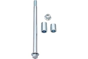 SIPARTS M12 280mm Front Rear Axle with Bushing 5mm 20mm 30mm Fit for Motorcycle Pit Dirt Bike Moped Scooter QUAD ATV Mini Bike Parts