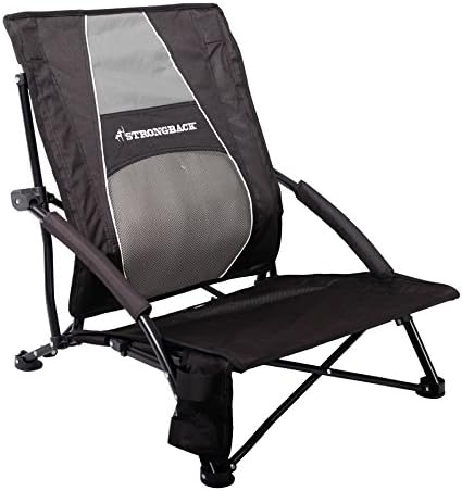 STRONGBACK Low Gravity Beach Chair with Lumbar Support