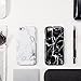 GMYLE iPhone 6 Case, Hybrid Case Slide for iPhone 6 / 6s (4.7 Display) - White Marble Pattern Hybrid TPU Protective Hard Shell Back Case