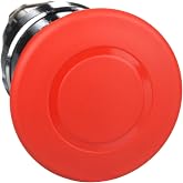 Schneider Electric ZB4BT84 Non-Illum Push Button Operator, 22Mm, Red