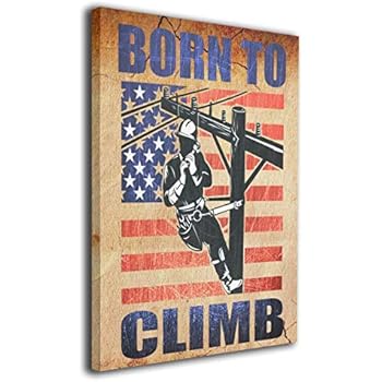 Arnold Glenn Lineman American Flag Canvas Wall Art Prints Picture Modern Paintings Home Decoration Giclee Artwork Wood Frame Gallery Stretched