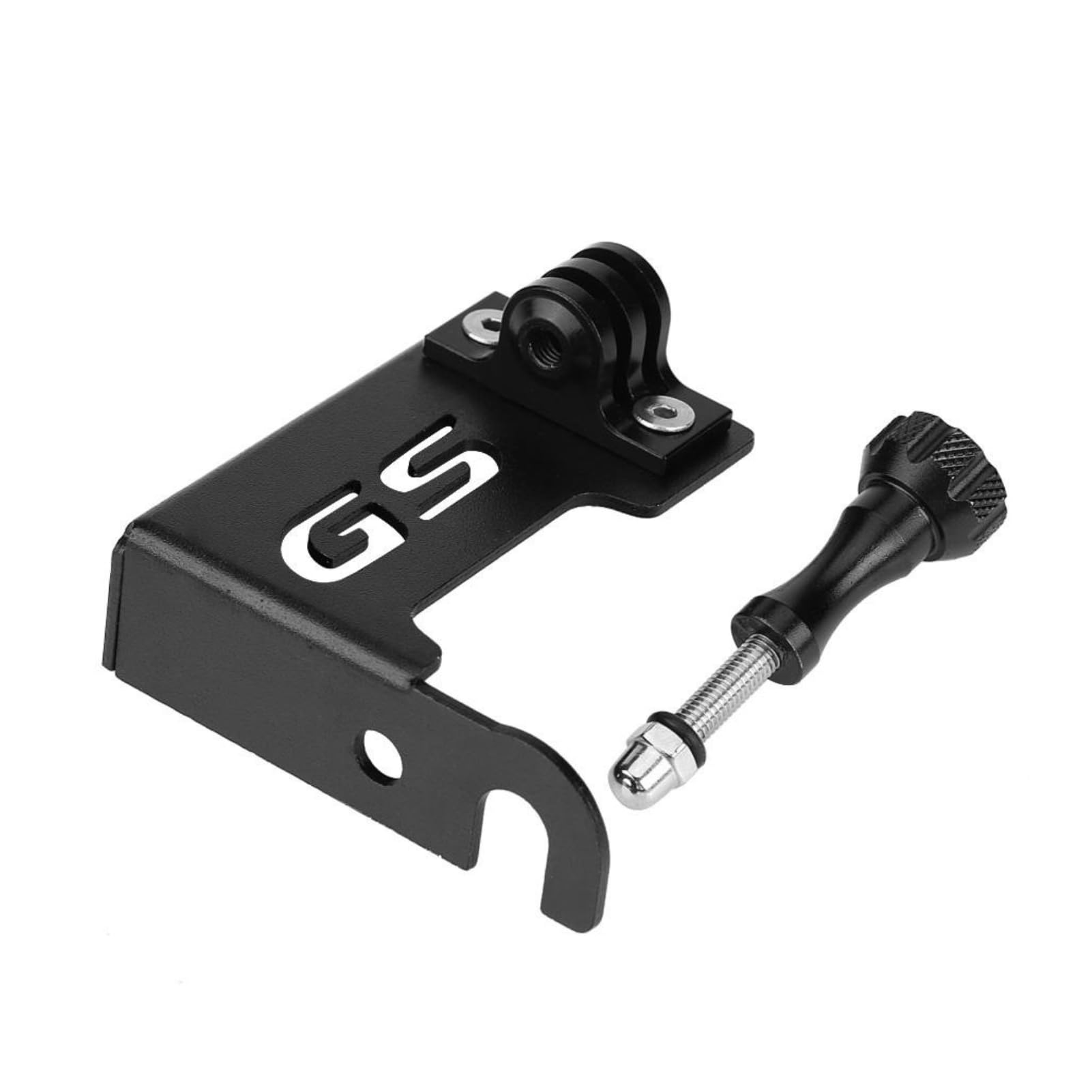 Broco Camera Clamp Mount Monitor,Motorcycle Bike Camera Holder Handlebar Mount Bracket for B-MW R1200GS LC R1200GS LC ADV for GoPro for Motorcycle Accessories Black(Black)