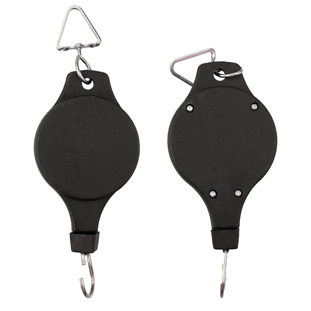 2 Pcs Retractable Hanging Basket Pulley Pull Down Hanger