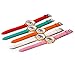 Ryanwayland Fashion Multi Color Flower Elephant Women's Leather Dress Watches Gold / Mint Green