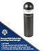 Moonrays Low Voltage Metal Outdoor Path Lights With 10-Watt Halogen Bulb (Bollard-Style, Die Cut Aluminum With Black Finish) - 95836