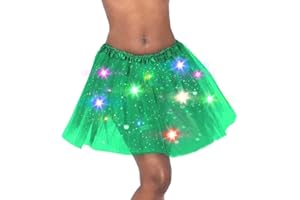 Sinalty Light Up Tutu Skirt Rave Ballet Dance Skirts Led Costume Dress for Women and Girls