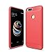 Xiaomi Mi A1 case,MYLB Carbon Fiber Design Flexible Soft TPU Case Highstrength Shockproof Protective Back Cover to Protect The Mobile Phone for Xiaomi Mi A1 (Red, Xiaomi Mi A1)