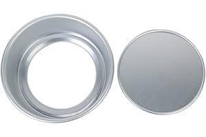 6 Inch Sandwich Cake Baking Tin Pan Mould Box Round Deep Loose Base Bottom Aluminum