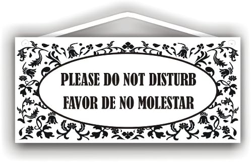 MySigncraft Please do not Disturb - Favor de no molestar - Bilingual Sign