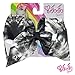 JoJo Siwa Signature Collection Hair Bow - Black Tie-Dye Print - Sticker Patch Set Included