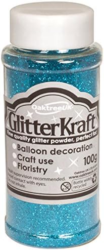 ELEGANZA Fine Quality Glitter, Turquoise, 3 x 3 x 9 cm