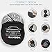 Car Windshield Sun Shade + Bonus Gift - Heat & Sun Protector, Compact Storage with Strap, Quick & Easy Installation, UV Ray Deflector | Black/Silver Sides (59