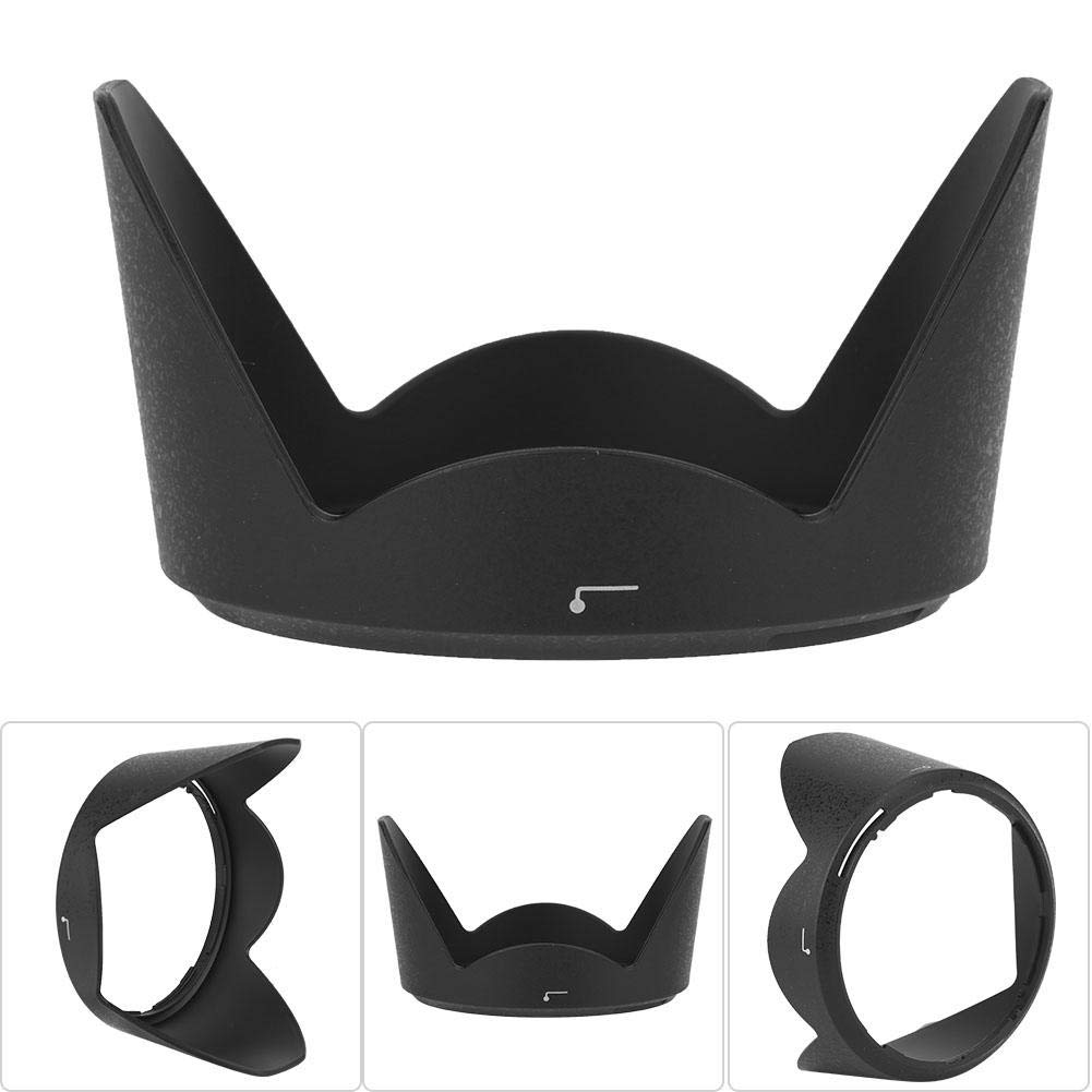 Camera Lens Hood,HB-63 Lens Hood Sun Shade Accessory for 24-85mm f/3.5-4.5G ED VR,Easy Installation, Can Firmly Mounted on The Lens