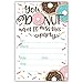 Donut Kids Birthday Party Invitations With Envelopes - Party Invitations For Girls