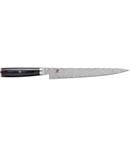 Amazon.com: MIYABI Kaizen 9 1/2-Inch Slicer: Santoku Knives: Home