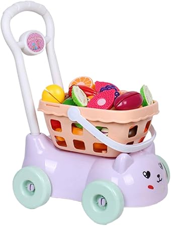 Amazon Toyandona 子供のカートおもちゃ面白いショッピングカートおもちゃ お店屋さん おもちゃ
