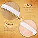 OMorc2 Pack Bamboo Shower Body Bristle Brush Body Scrubber with Massage Nodules for Cleaning, Massaging, Exfoliating, Blood Circulation