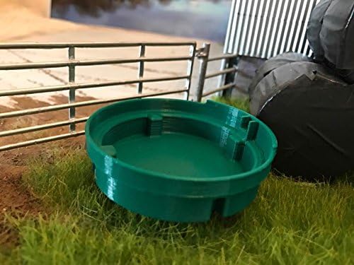 1:32 Scale (54mm) Miniature Resin Farm 1500l Circular Field Water Trough Gauge 1 BX3BAE15