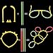 FUN LITTLE TOYS Glow Sticks Bulk 200 8