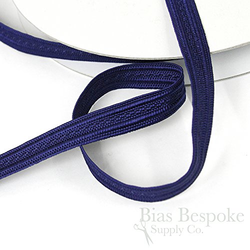 FEDERICO 1.5 Dark Blue Military Braid, 15mm, Sold by the Yard, Made in Italy