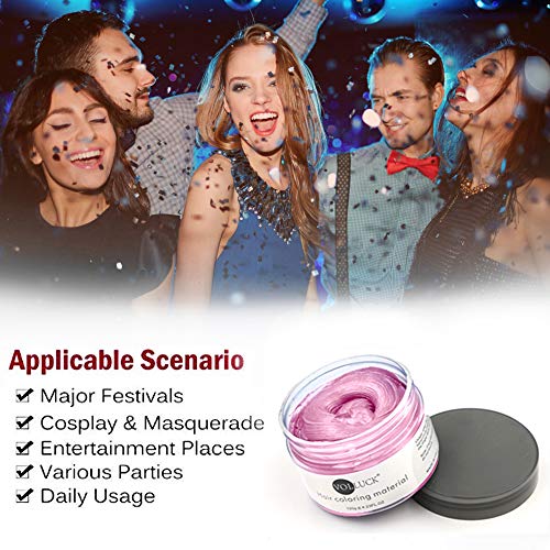 VOLLUCK Hair Wax Pomades 4.23 oz Natural Hair Coloring Wax Material