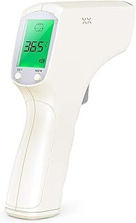 HYLOGY Fieberthermometer Stirnthermometer Infrarot berührungsloses Thermometer,Akkurates Digitales Fieberalarm Sofortthermometer für Babys,Erwachsene
