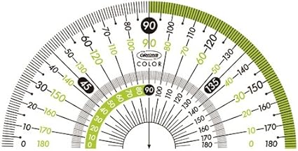 Amazon Co Jp Gl カラー分度器 グリーン 家電 カメラ